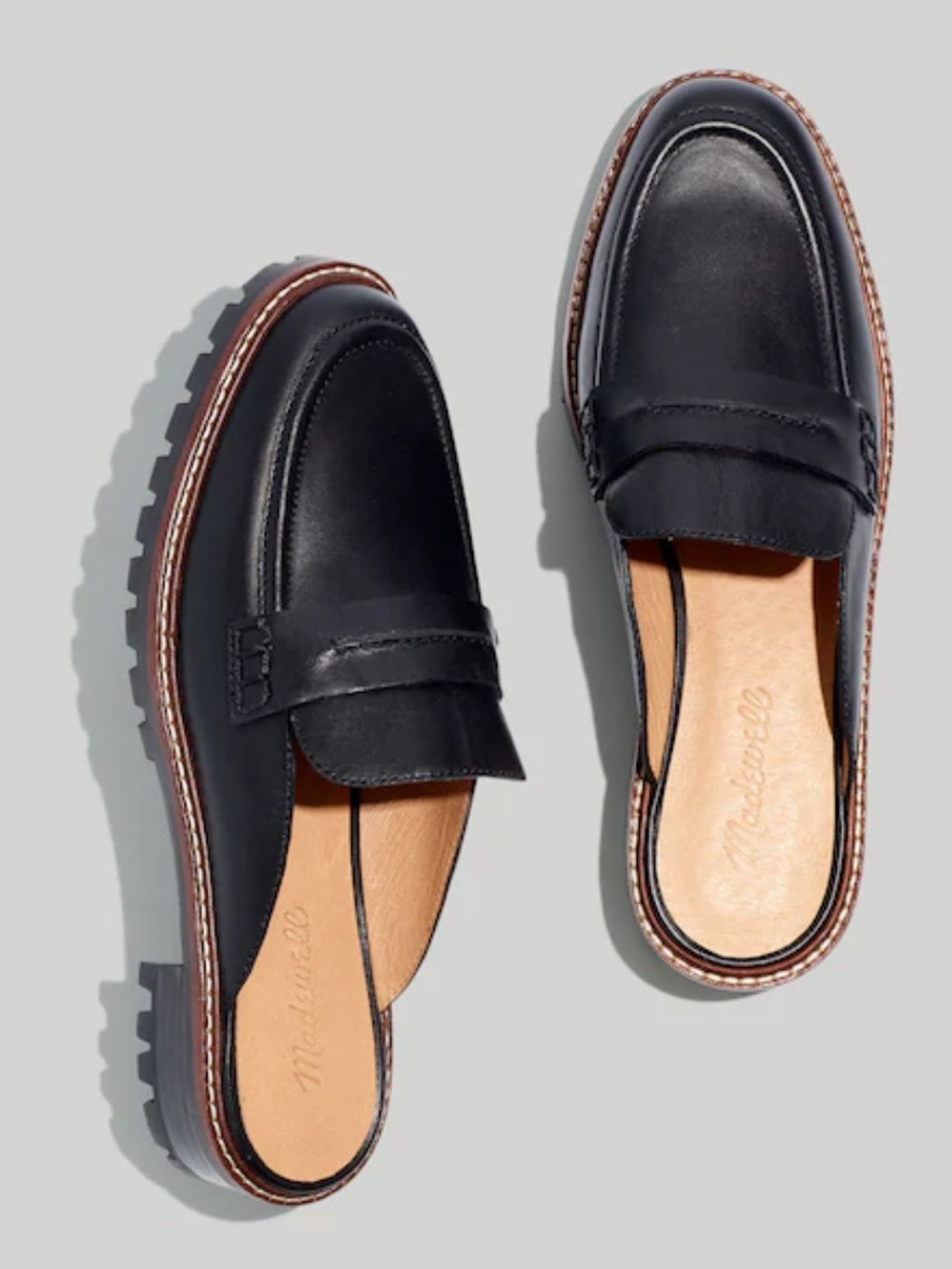 Madewell The Corinne Lugsole Loafer Mule